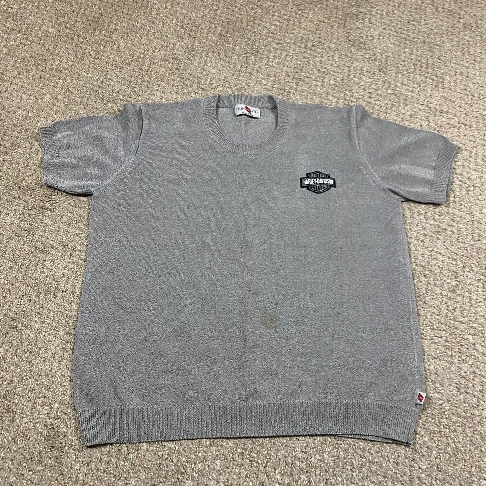 VTG Harley Davidson T Shirt Mens M Tuff N Lite Cut Abrasion Resistant Biker USA